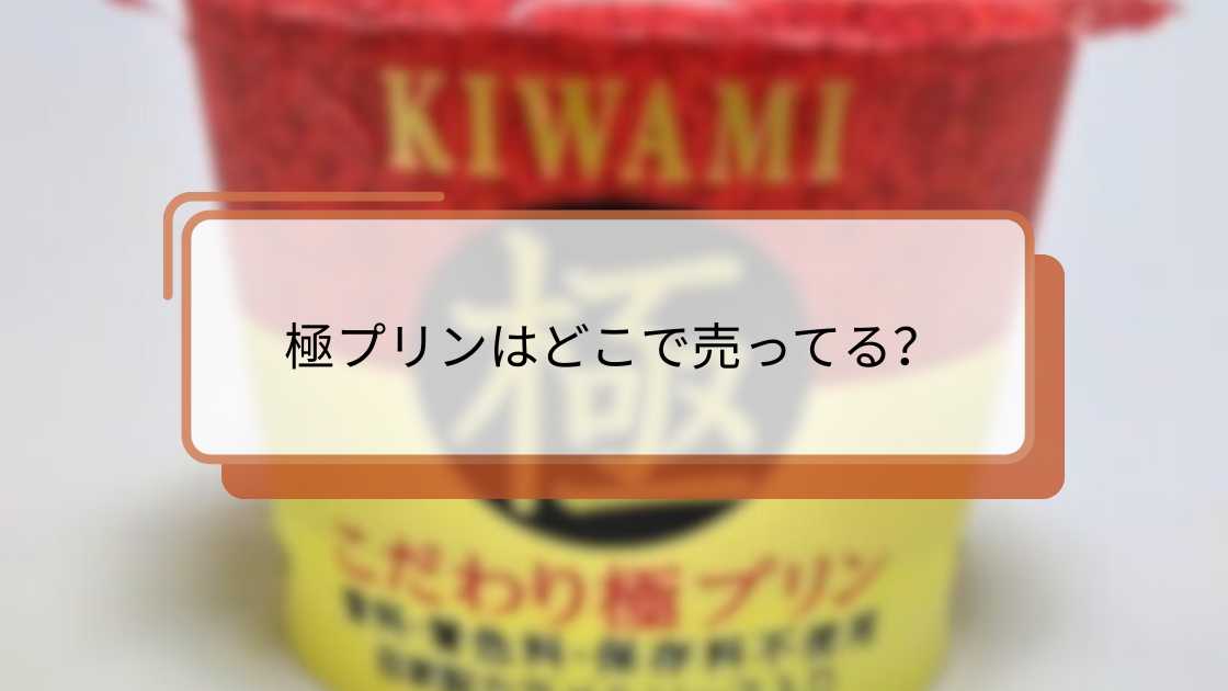 極プリンはどこで売ってる?
